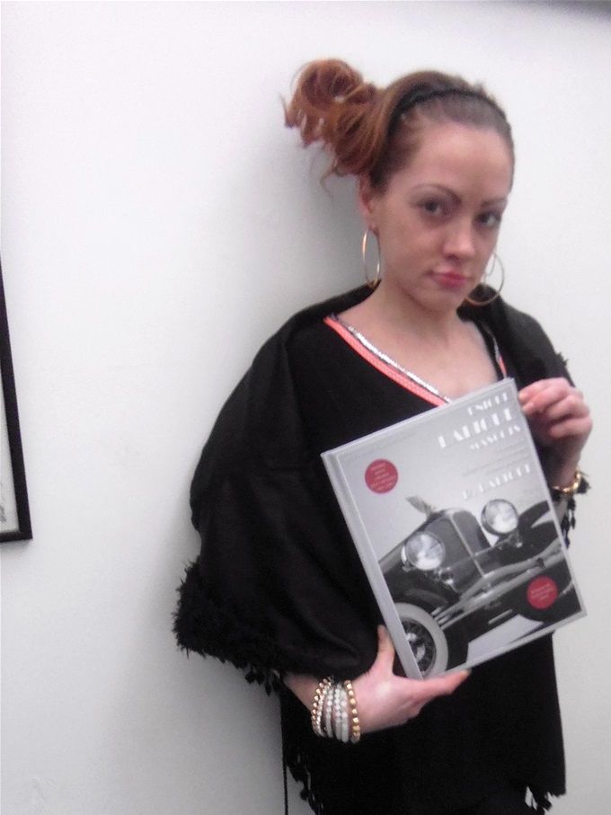 Vol. 2 held up by our lovely model Roza Marina (courtesy of her agency 'People per Hour' in Brighton).