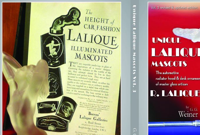 Vol. 3 Unique Lalique Mascots the latest book in the series, still at £35 (hardback)