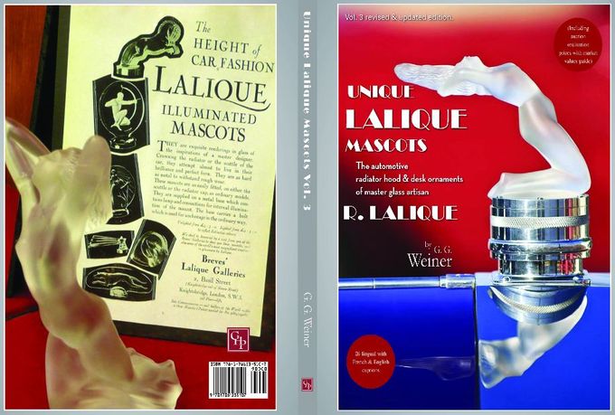 Vol. 3 Unique Lalique Mascots the latest book in the series, still at £35 (hardback)